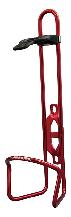 Minoura AB-500 Anodized Bottled Water Cage, Red, 500ml/12-Ounce
