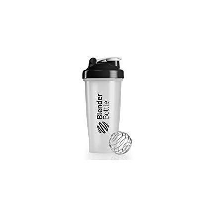 BlenderBottle Classic (Discontinued Style), 28-Ounce, Clear/Black
