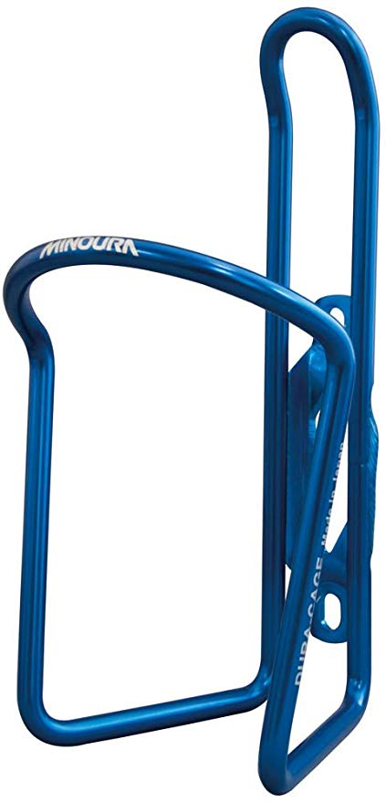 Minoura AB-100-5.5 Anodized Water Bottle Cage, Blue, 5.5mm