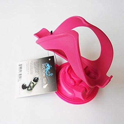 Suction SUP Pink Adjustable Water Bottle Cage for Paddleboards, Kayaks and Canoes